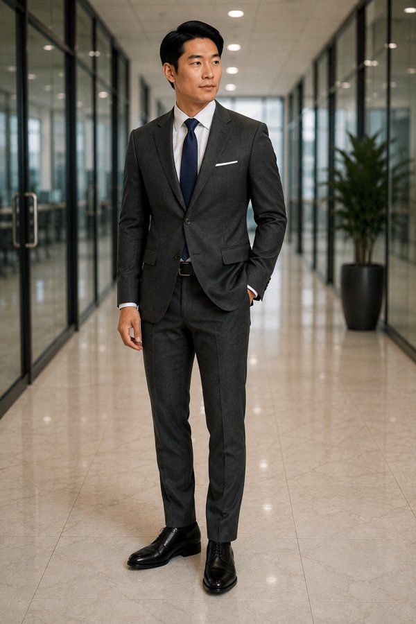 Charcoal Gray Suit